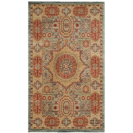 Safavieh Mahal Accent Area Rug, Navy and Red - 3 x 5 ft. MAH622C-3